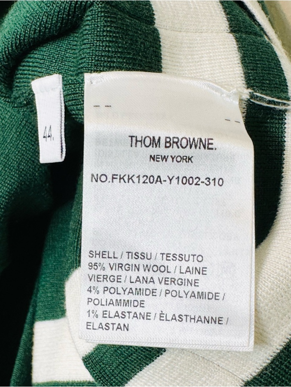 Thom Browne Green Wool Pleated Mini Skirt With 4-Bar Dog Hector Motifs - Picture 11 of 16